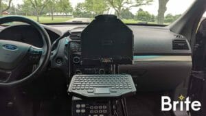 Getac A140 with a Havis Dock in a Ford Utility - Dock Only